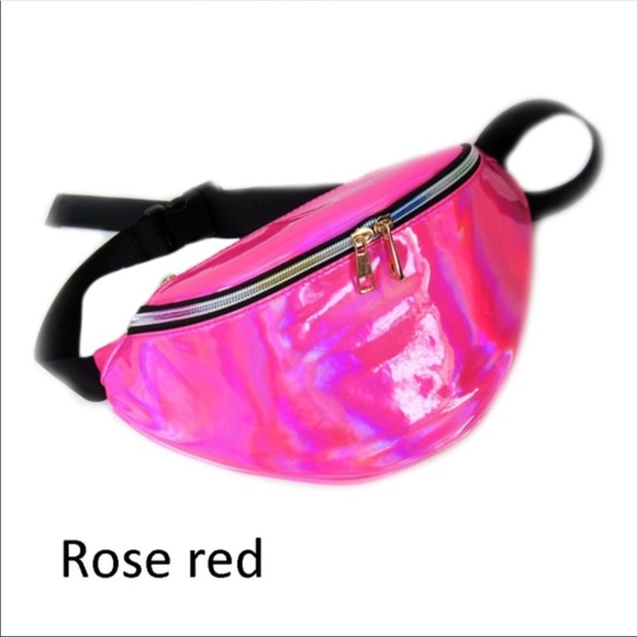 Iridescent Pink Waste Purse/Fanny Pack - Picture 2 of 6